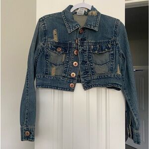 Z. Cavaricci Distressed Jean Jacket
